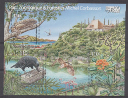 Nelle CALEDONIE - Parc Zoologique Et Forestier Michel Corbasson - Faune Et Flore - Corbeau Calédonien,  Gecko Géant, - Unused Stamps