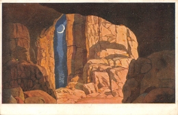 ILLUSTRATEUR  BILIBINE  LA GROTTE DE FINNE  CARTE CROIX ROUGE  RUSSIE - Bilibine