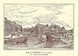 Lithographie: Le Casino (vue De La Digue) - 1900 Boulogne-sur-Mer - Autres & Non Classés