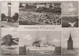 Nordseeheilbad Wangerooge, Multi View, 1963 Used Real Photo Postcard [19919] - Wangerooge