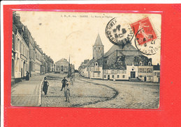 Delcampe - 62 SAMER  Cpa Animée Mairie Et Eglise     L D B 669 - Samer