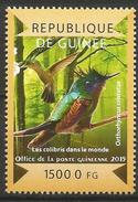 Guinea 2015 MNH - Antillean Crested Gummingbird (Orthohynchus Cristatus) - Hummingbirds