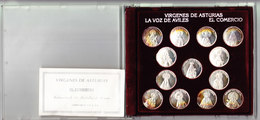 ESPAGNE LOT DE 13 MEDAILLES EN ARGENT, Diam: 22 Mm, Poids: 3.81 Gr.  (3P7) - Autres & Non Classés