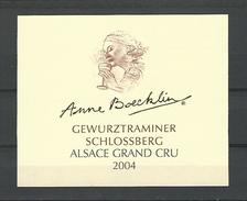 2004  ALSACE VIN ANNE BOECKLIN GEWURZTRAMINER ALSACE GRAND CRU  CAVE KIENTZHEIM KAYSERBERG NEUF QUALITÉ - Gewürztraminer