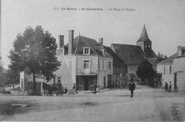 La Place De L'église - Saint-Saturnin