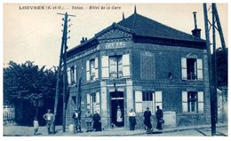 95 - LOUVRES --  Tabac - Hôtel De La Gare - Louvres