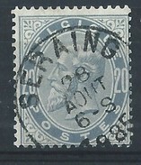 N°39, 20c Gris Perle Càd SERAING/1885 - 1883 Léopold II