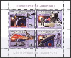 R. D. Du Congo 2006 - Conquete De L'espace I - BF 4 Val ** Neufs // Mnh - Neufs