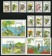 St.Vincent  1992  Humming Birds  Set  & 3 Minisheets  MNH - Colibris