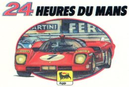 [DC1262] CARTOLINEA -24 ORE DI LE MANS - 24 HEURES DU MANS - CONCORSO AGIP - NV - Le Mans