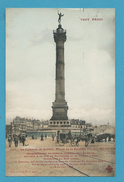 CPA 1120 TOUT PARIS - Colonne De Juillet Place De La Bastille (IVè, XIè, XIIème Arrt.) Ed.FLEURY - Paris (04)