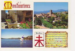 83 MONTAUROUX  - MULTIVUES AVEC BLASON ET PETIT HISTORIQUE - Montauroux