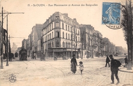 93-SAINT-OUEN- RUE MONTMARTRE ET AVENUE DES BATIGNOLLES - Saint Ouen