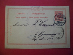 Entier Carte Postale 47-CP 1293k Bruno Kanein De  Dresden Le 10/11/1894 Pour Oyonnax Le 13/11/1894  B/TB - Enteros Postales