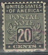 Sello 20 Ctvos Postal NOTE, Postage Due Official º - Officials