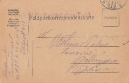 WARFIELD POSTCARD, MILITARY HOSPITAL NR 40 CENSORED, WW1, WPO NR 414, 1917, HUNGARY - Lettres & Documents
