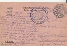 WARFIELD POSTCARD, INFANTRY REGIMENT NR 51 CENSORED, WW1, WPO NR 37, 1915, HUNGARY - Lettres & Documents