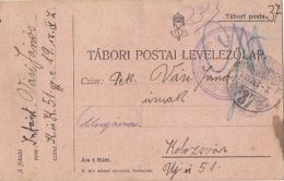 WARFIELD POSTCARD, INFANTRY REGIMENT NR 51 CENSORED, WW1, WPO NR 37, 1915, HUNGARY - Lettres & Documents