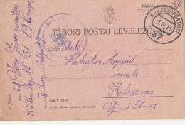 WARFIELD POSTCARD, WW1, INFANTRY REGIMENT NR 51, CENSORED  WPO NR 37, 1916, HUNGARY - Covers & Documents