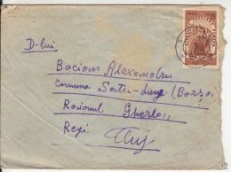 PEACE FOR THE PEOPLE, STAMPS ON COVER, 1951, ROMANIA - Brieven En Documenten