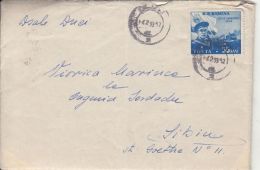 NAVY DAY, SAILOR, SHIP, STAMPS ON COVER, 1955, ROMANIA - Storia Postale