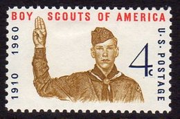 USA 1960 American Boy Scouts, Hinged Mint (SG 1144) - Ongebruikt