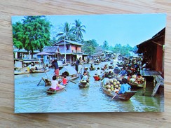 CPA THAILANDE : THAILAND, BANGKOK : Wad Sai Floating Market - Thaïlande