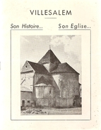 Villesalem Son Histoire, Son Eglise Imprimerie Geroge Neuville Et Clichés Photo Grégoire à Montmorillon De 1967 - Poitou-Charentes