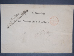 FRANCE - Enveloppe En Franchise Du Ministère De L 'Instruction Publique En 1846 Pour Le Rectorat De Metz - L 6794 - 1801-1848: Precursors XIX