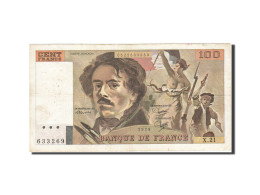 Billet, France, 100 Francs, 1978, 1979, TTB, Fayette:69.3, KM:154a - 100 F 1978-1995 ''Delacroix''