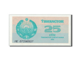 Billet, Uzbekistan, 25 Sum, 1992 (1993), KM:65a, NEUF - Uzbekistan