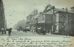 Yorkshire, BRADFORD, Manningham Lane, Horse Cart, Hotel (1902) Stamp - Bradford