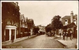 Middlesex, HARROW, High Street (1952) RPPC - Middlesex