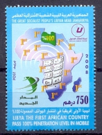 Libya 2008 -  Completion Of The Libyan Mobile Phone Network - Informática
