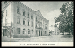 COIMBRA - Colégio Portugês - Praça Da Républica. Carte Postale - Coimbra