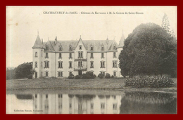 Théme Chateau  *  Chateauneuf Du Faou   *  Kerwazec  ( Scan Recto Et Verso ) - Châteauneuf-du-Faou