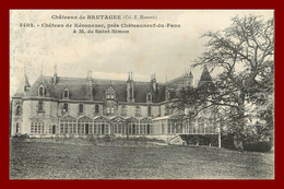 Théme Chateau  *  Chateauneuf Du Faou   *  Kerouazec   ( Scan Recto Et Verso ) - Châteauneuf-du-Faou