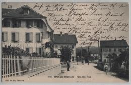 Granges-Marnand - Grande Rue - Animee - Photo Des Arts No. 3647 - Marnand