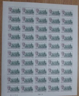France Sc1973 Landevennec Abbey 1500th Anniversary, Architecture, Abbaye, Imperf Full Sheet, Feuillet Non Dentele - Abadías Y Monasterios