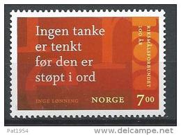 Norvège,  2007  N°1564  Neuf** Riksmaal Société - Ungebraucht