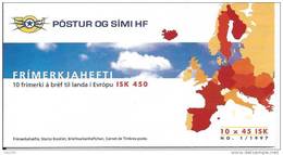 Islande 1997 Carnet C 825 Europa Contes Et Légendes - Carnets