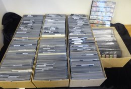 BRITISH COMMONWEALTH Ex-dealer's Stock Housed In Seven Storage Boxes, Neatly Displayed On Three-strip Black Stock Cards - Other & Unclassified