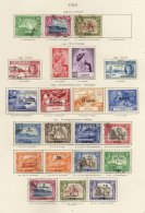 KING GEORGE VI SG PRINTED ALBUMS (4) With Spaces For All British Commonwealth Stamps Of This Reign; Quite Well Filled To - Other & Unclassified