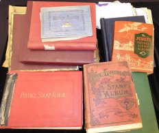 MISCELLANEOUS ACCUMULATION In Carton Incl. Ranges Of British Commonwealth & GB In Two Frank Godden Albums, World Ran - Other & Unclassified