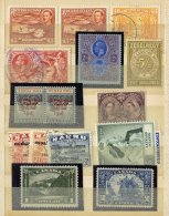 BRITISH COMMONWEALTH M & U Range Of 149 Stamps In A Tiny Stock Book Incl. Canada, GB, Gibraltar, Trinidad & Othe - Sonstige & Ohne Zuordnung