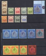 BRITISH COMMONWEALTH QV-KGVI M & U Range In A Stock Book Incl. Several KGVI Key Plates Of Bermuda With Vals To &poun - Andere & Zonder Classificatie