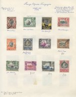 BRITISH COMMONWEALTH Collection Housed In A Devon Album (countries G-N) Early QEII - Mainly U Incl. Hong Kong, Malaya + - Sonstige & Ohne Zuordnung