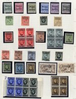 BRITISH COMMONWEALTH M & U Collection On Leaves From British Guiana & British Honduras 1883-1965, Cayman Islands - Other & Unclassified