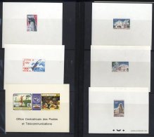FOREIGN DELUXE PROOF SHEETS (50) In A Stock Book Incl. Wallis Et Futuna, New Caledonia, Rep Du Niger, Rep Dahomey, Rep G - Sonstige & Ohne Zuordnung