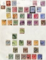 CYPRUS, GIBRALTAR & MALTA 1880's-1970's M & U Collection On Leaves. (100's) - Other & Unclassified
